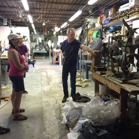 Artist David Landis discussing his casting process